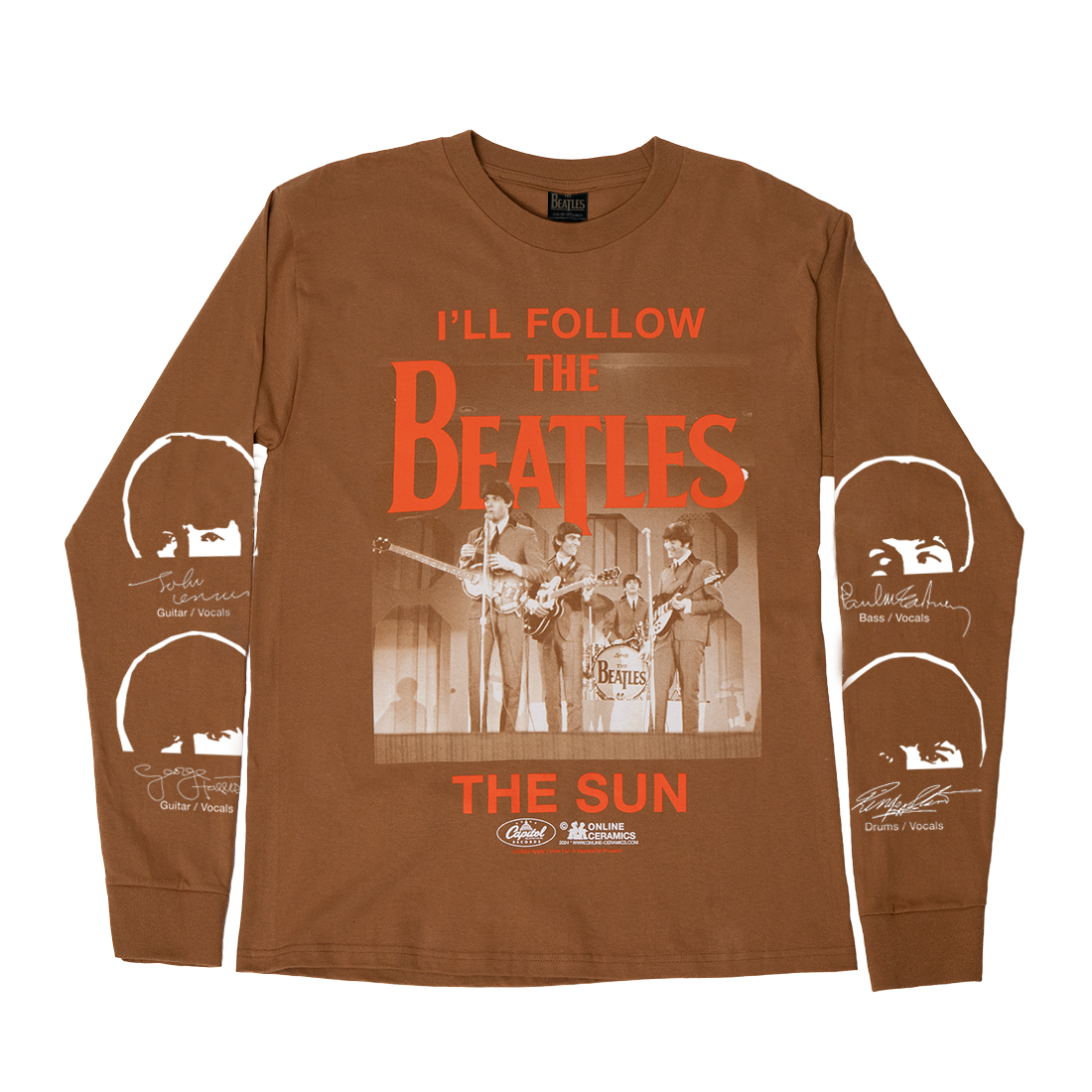 The Beatles - I'LL FOLLOW THE SUN LONGSLEEVE T-SHIRT - Capitol Store