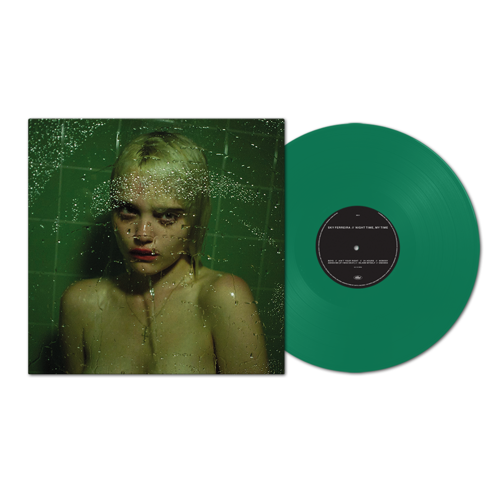 洋楽 Sky Ferreira / night time, my time LP Sky Ferreira - Night Time, My Time - Translucent Green Color