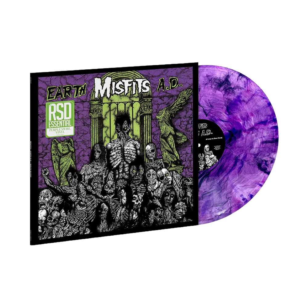 Misfits - Earth A.D. / Wolfs Blood LP (Purple Swirl) - Capitol Store Misfits - Earth A.D. / Wolfs Blood LP (Purple Swirl) - Capitol Store