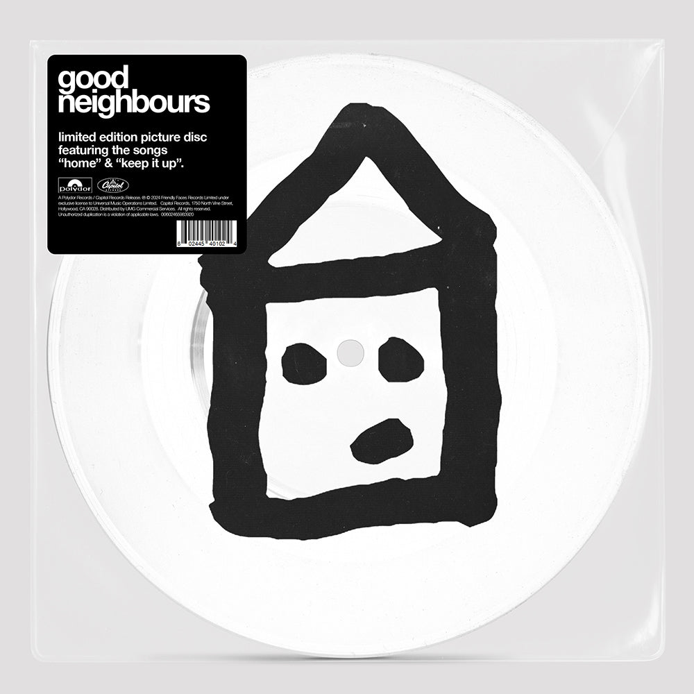 Good Neighbours – Home / Keep It Up Picture Disc 7" Front