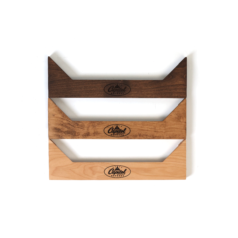 Capitol x WickerWoodWorks - Vinyl Record Display Wall Hanger colorways