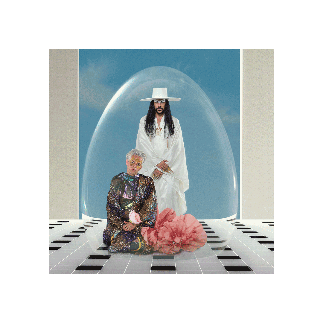 Ask That God Signed Exclusive Orange Swirl LP gif