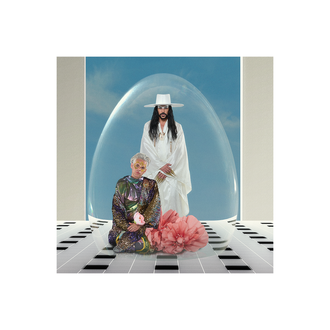 Ask That God Signed Exclusive Orange Swirl LP artcard