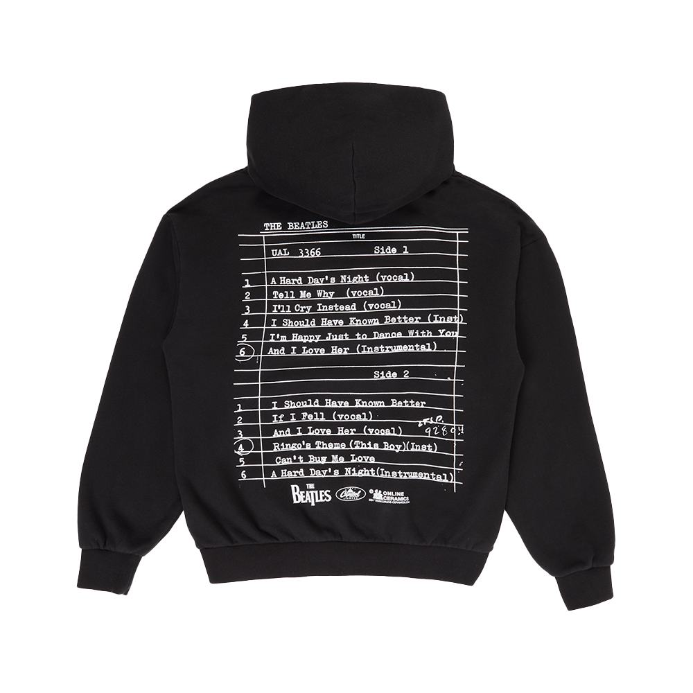 MASTER TAPE HOODIE back