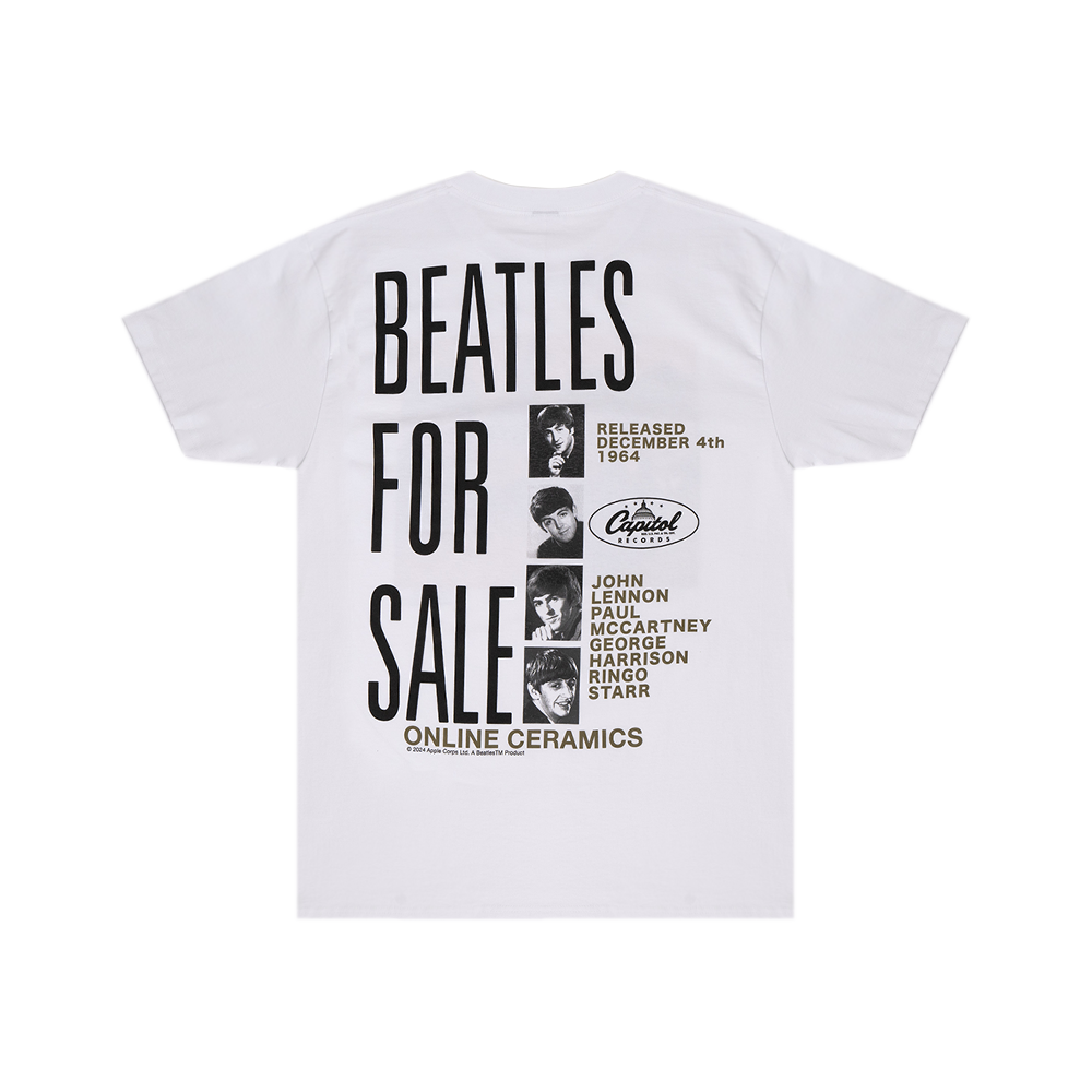 BEATLES FOR SALE T-SHIRT back