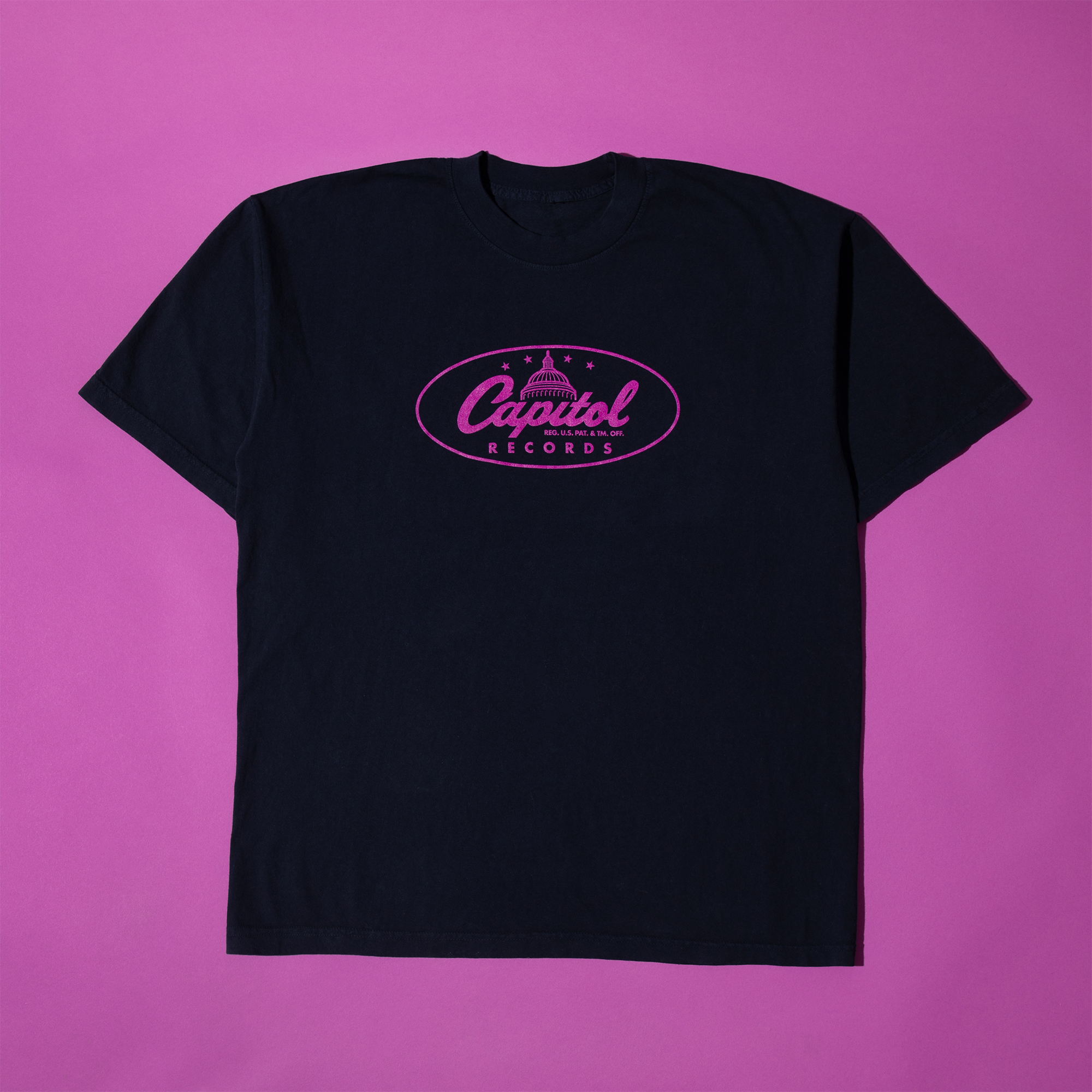 Capitol Records Navy & Orchid T-Shirt