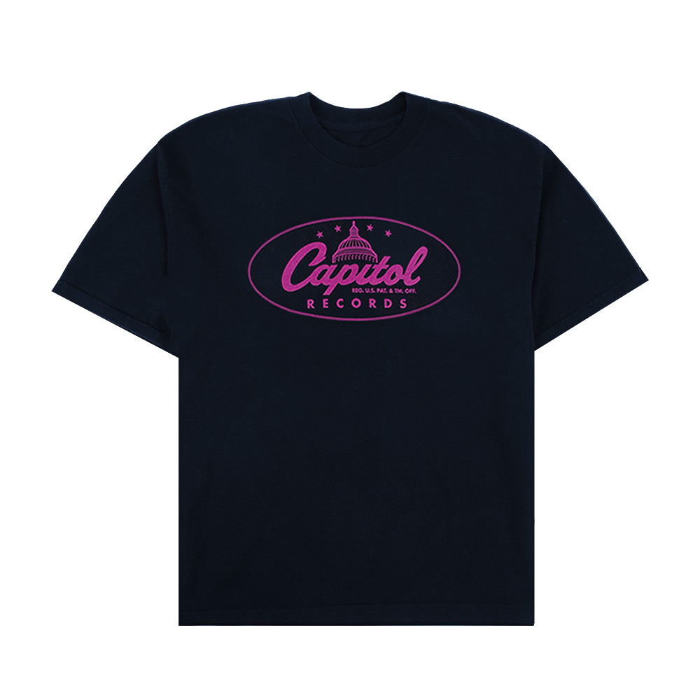 Capitol Records Navy & Orchid T-Shirt