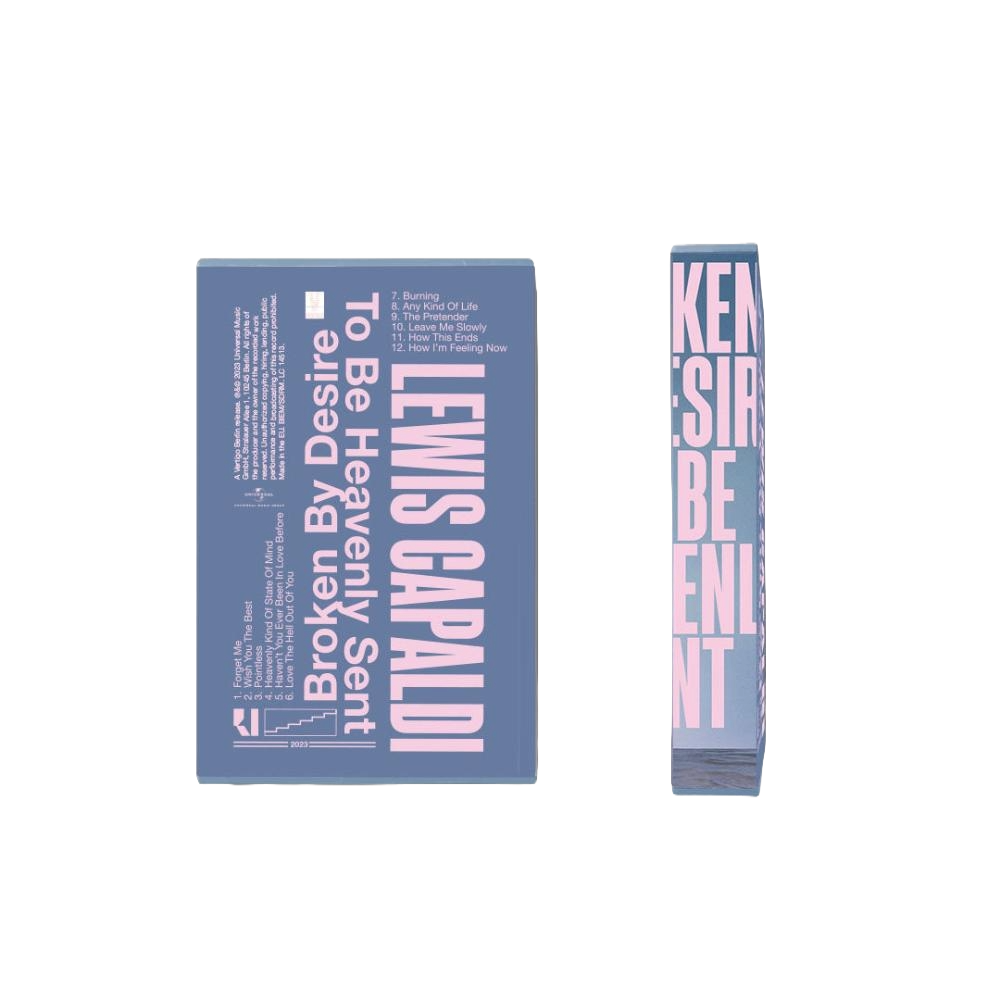 Lewis Capaldi - Broken By Desire To Be Heavenly Sent - Collectible Artwork Pink Cassette #3