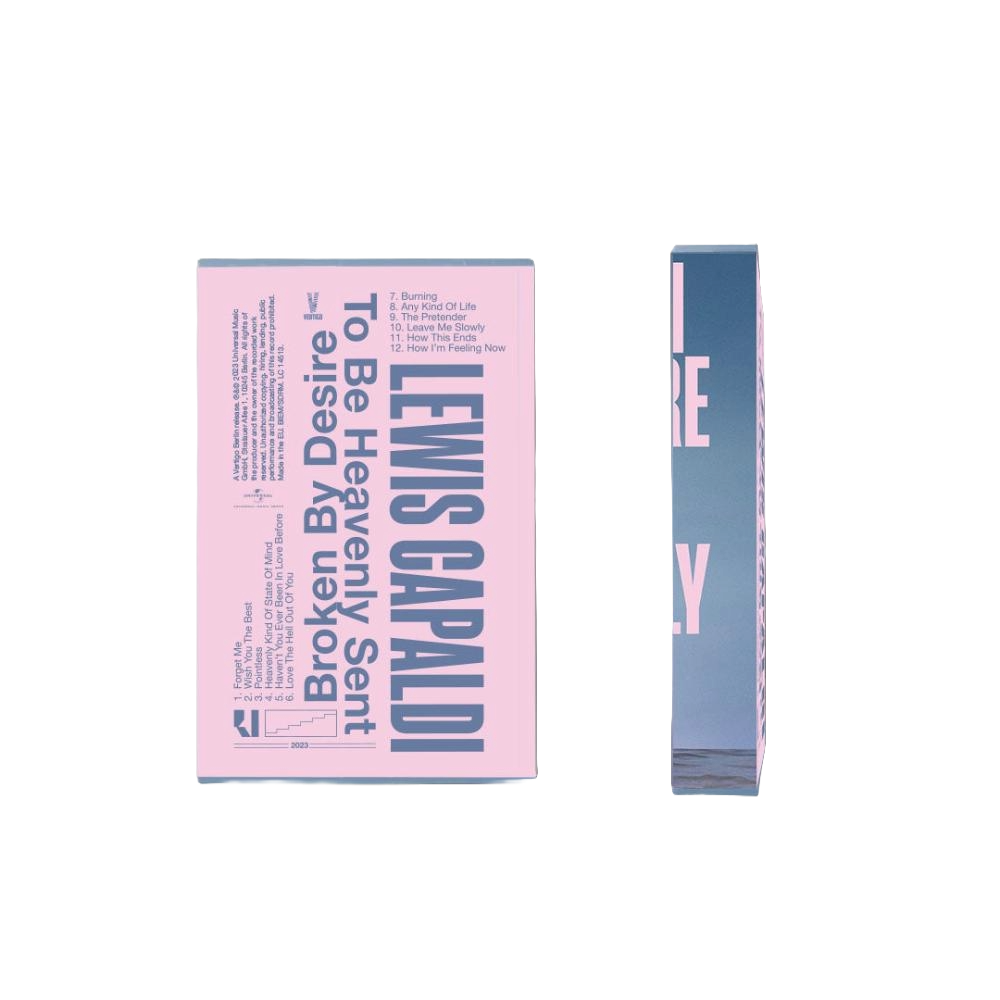 Lewis Capaldi - Broken By Desire To Be Heavenly Sent - Collectible Artwork Pink Cassette #4