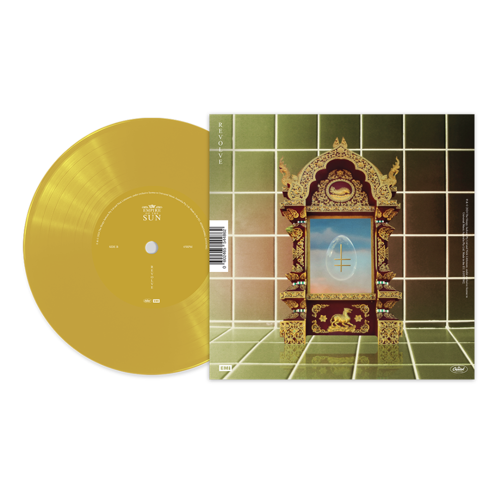 Music On The Radio (Exclusive Transparent Gold Metallic 7") Back