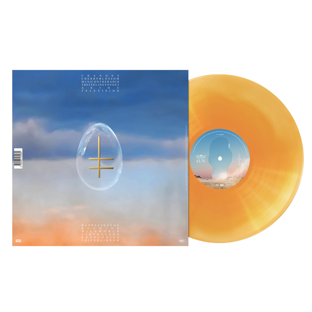 Empire Of The Sun - Ask That God Signed Exclusive Orange Swirl LP Empire Of The Sun - Ask That God Signed Exclusive Orange Swirl LP