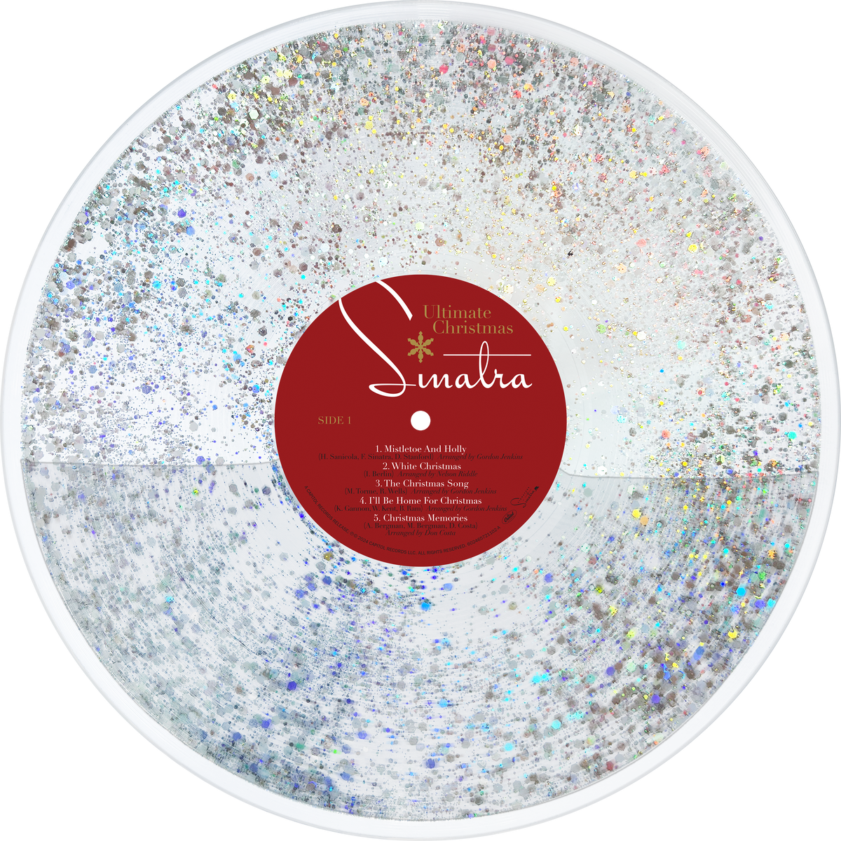 Frank Sinatra - Ultimate Christmas (Sparkling Holiday Liquid-Filled) 1LP Vinyl