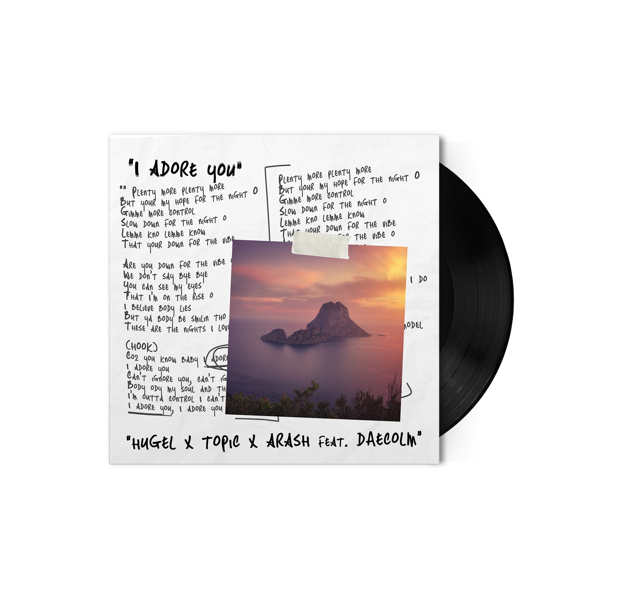 HUGEL, Topic, Arash, Daecolm - I Adore You / I Adore You (with J Balvin & Ellie Goulding) 7"