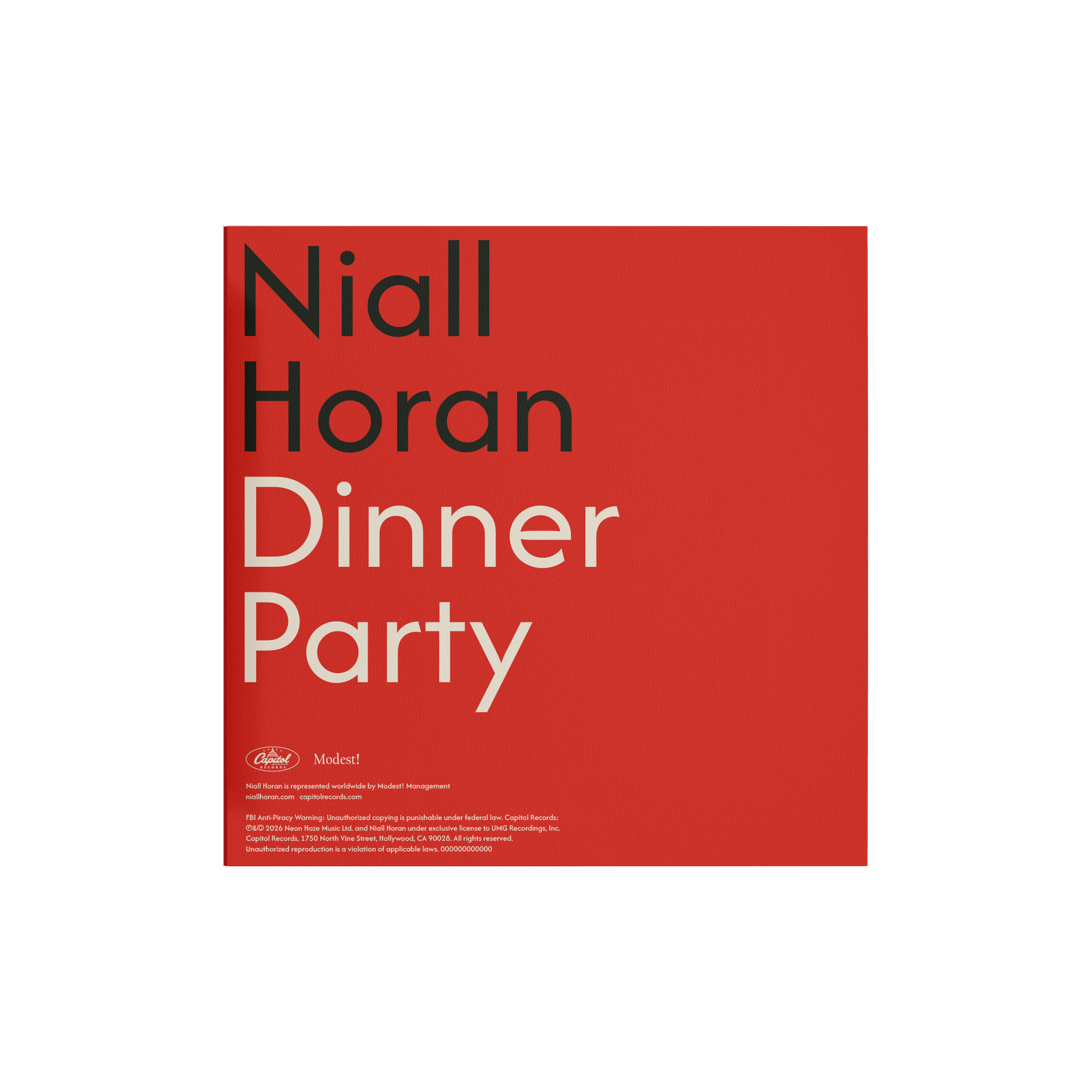 Dinner Party 7” Back Cover