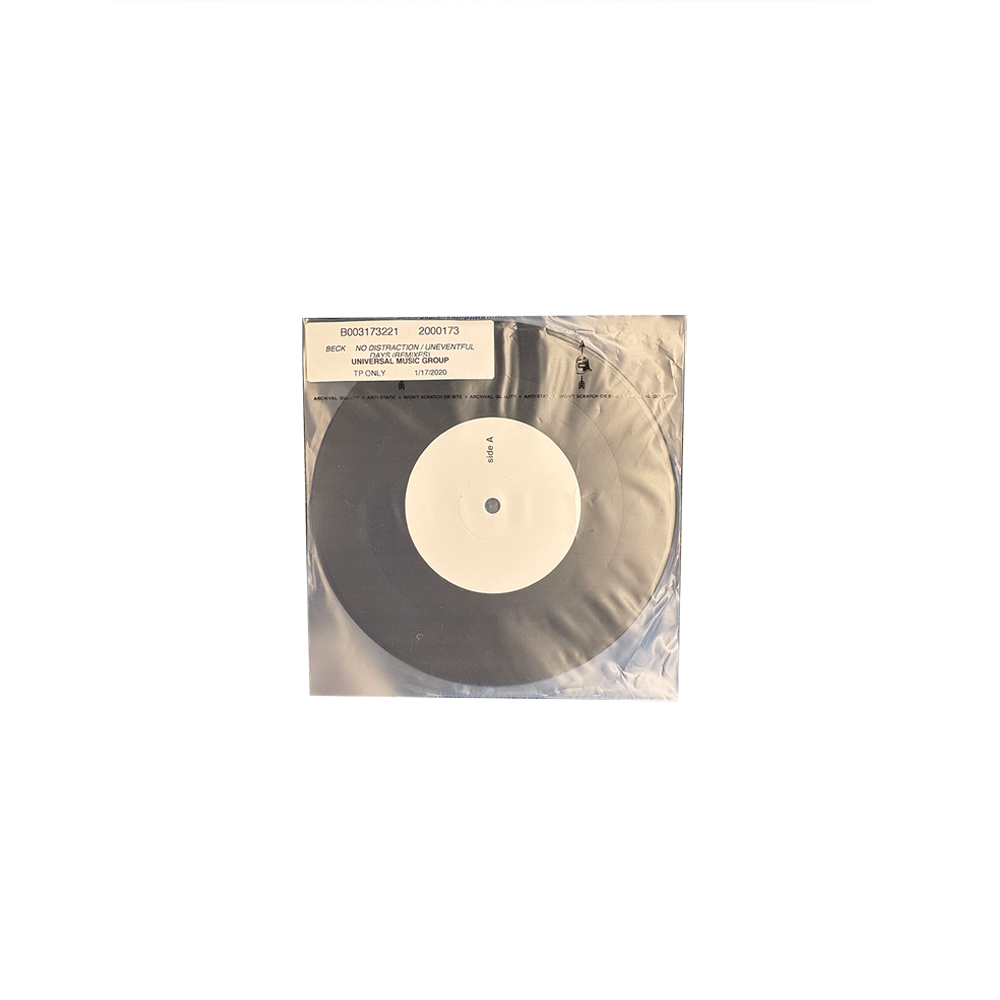 No Distraction / Uneventful Days (Remixes) 7" Test Pressing