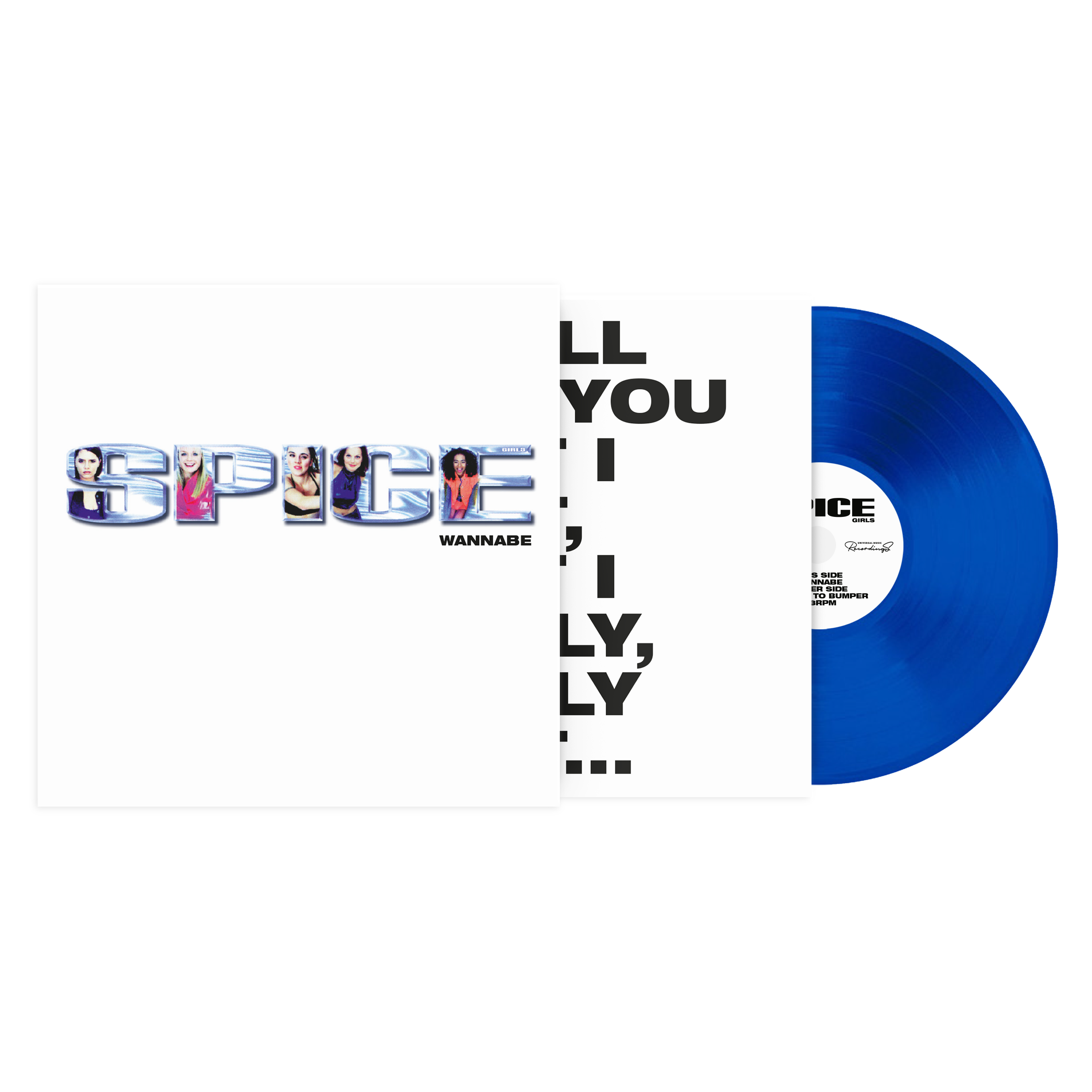 Wannabe (Cobalt Transparent) 4” Tiny Vinyl