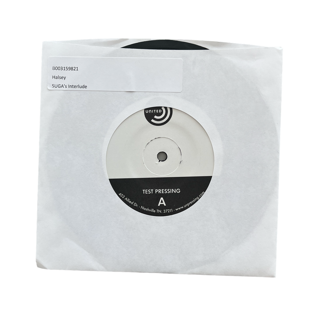 SUGA’s Interlude Test Pressing