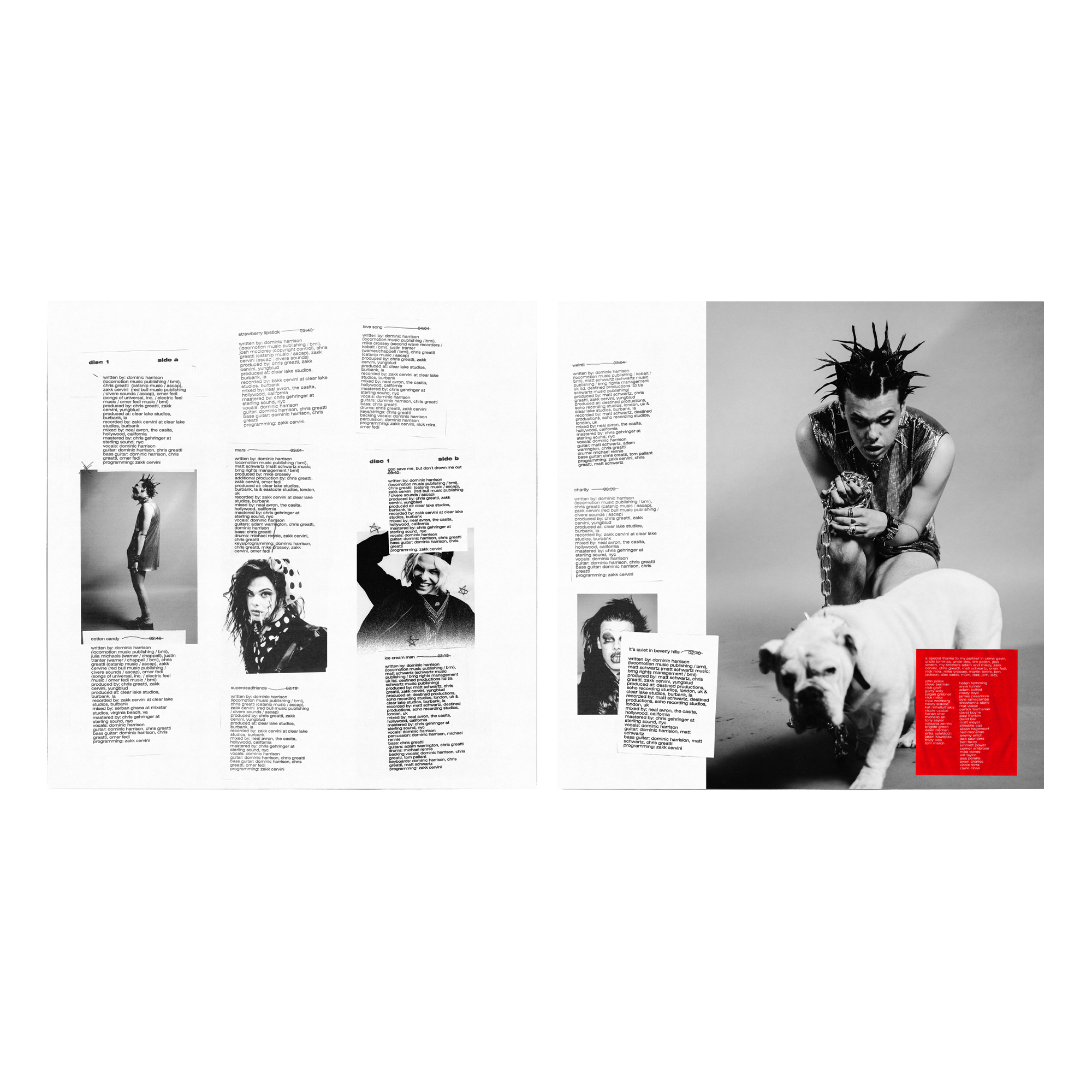 Weird! 5 Year Anniversary Silver Marble Vinyl Inside