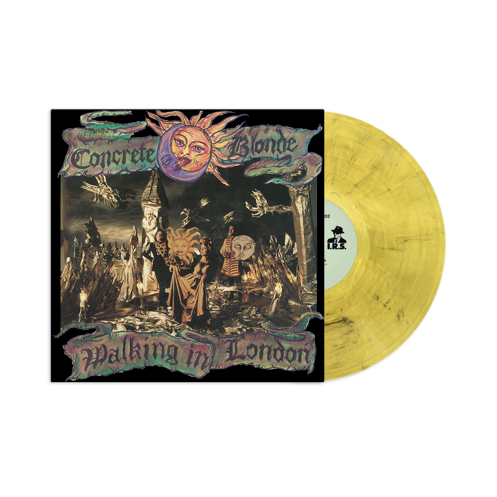 concrete blonde walking in london