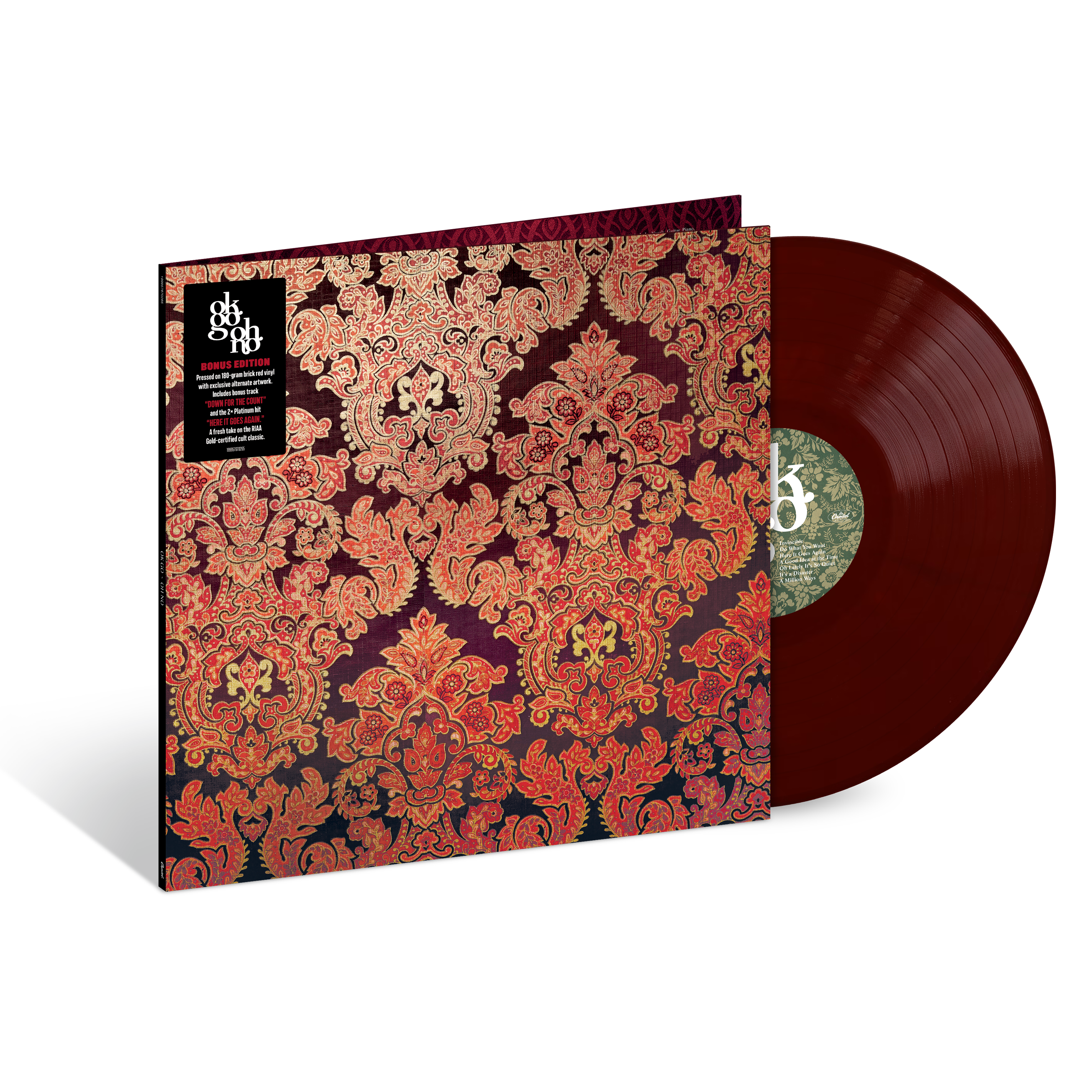 OK Go - Oh No - 1LP Brick Red Vinyl