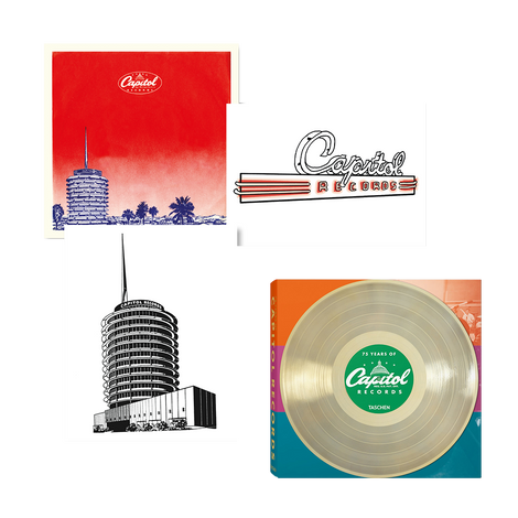 75 Years of Capitol Records Book + 3 Lithographs