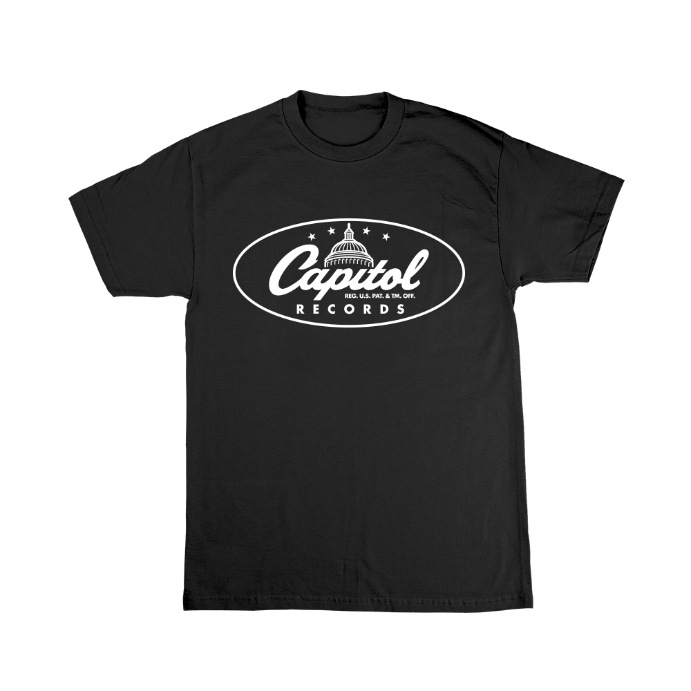 Capitol Records Classic Logo Black T-Shirt