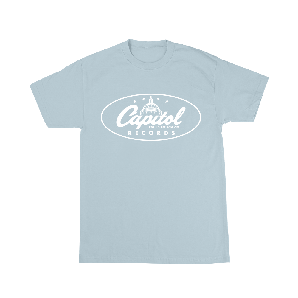 Capitol Records Classic Logo T-Shirt Blue