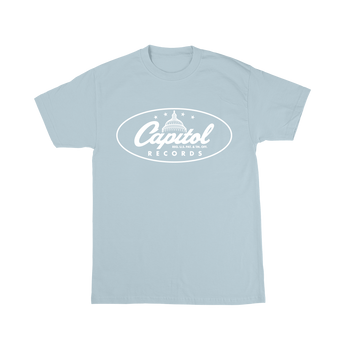 Capitol Records Classic Logo T-Shirt Blue