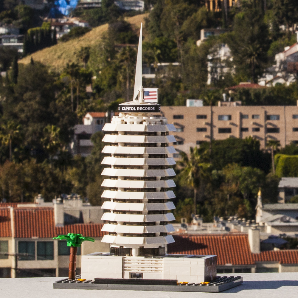 Capitol Records Tower Set Made with LEGO® Bricks – Capitol Store