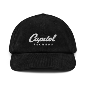 Embroidered Logo Cord Hat